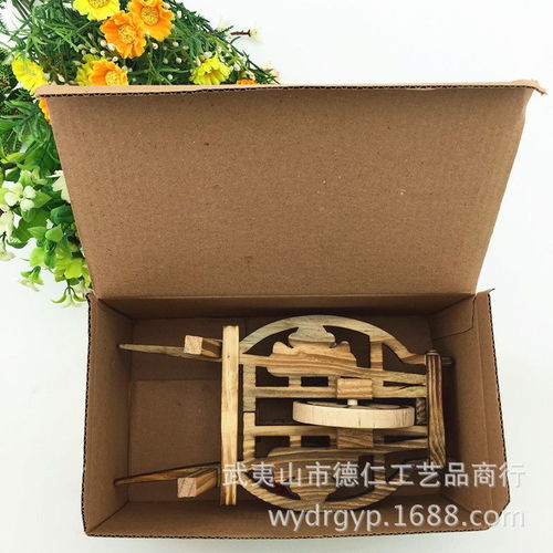 大號(hào)懷舊創(chuàng)意工藝收藏品 微型農(nóng)具模型 木制手推獨(dú)輪車(chē)木質(zhì)玩具