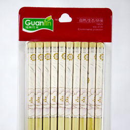 冠林金玉良緣竹木筷10雙裝